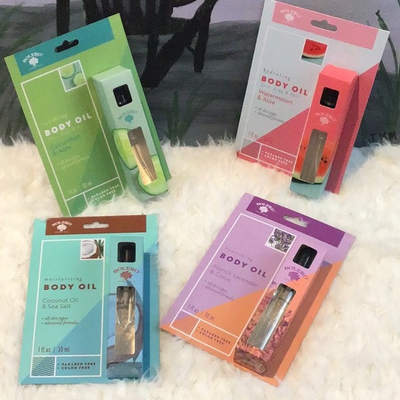 Bolero of Beverly Hills Other - BODY OIL (set of 4 as shown) each 1 OZ